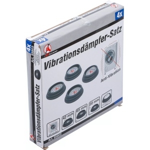 Set amortizor de vibraţii | Ø 65 x 20 mm | 4 piese, BGS DIY 85803 - Img 3