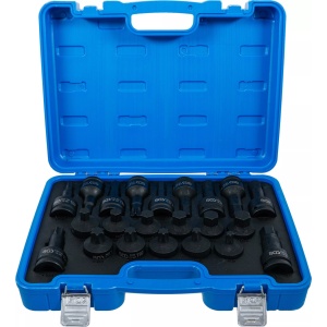 Set biti de impact XXL H14-24 / T60-100, antrenare 3/4", 22 piese, BGS 6185 - Img 1