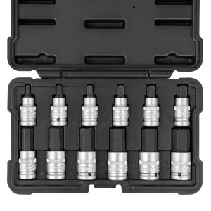 Set biti Imbus H5 - H22 mm cu tubulare 1/2", 12 piese, JBM 51260 - Img 3