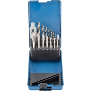 Set burghie filetate M3-M12 / 2,5-10,2 mm, material HSS-G,15 piese, Condor 9651 - Img 1