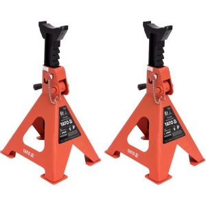 Set capre pentru sustinere autoturisme / autoutilitare, sarcina max. 6 tone, Yato YT-17312 - Img 1