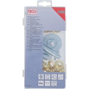 Set capse inelare pentru prelate, 103 piese, BGS 8111 - Img 3