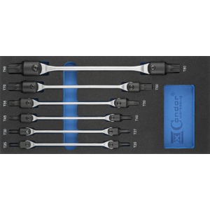 Set chei duble flexibile, tx-star T20-90, 6 buc, Condor 7131