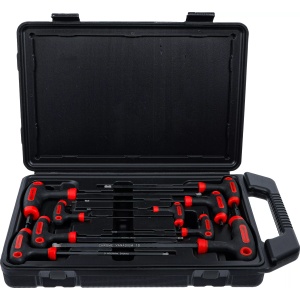 Set chei Imbus cu mâner T, profil hexagon 2 - 10 mm, 9 piese, BGS DIY 7882