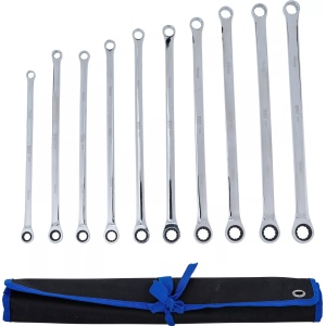 Set chei inelare cu clicket extra lungi 10 - 19 mm, 10 piese, BGS 7239 - Img 5