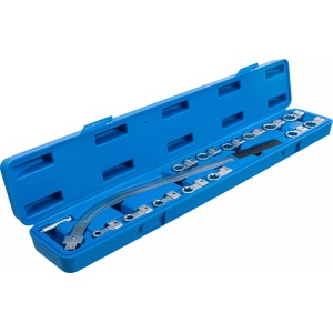 Set chei inelare tip rozeta, 45279 mm, E-uri E10-E18, 15 piese, BGS 1312 - Img 3