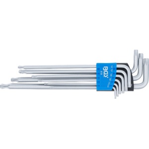 Set chei Torx cu cap sferic T10 - T50 extra-lungi, 9 piese, BGS 819 - Img 3