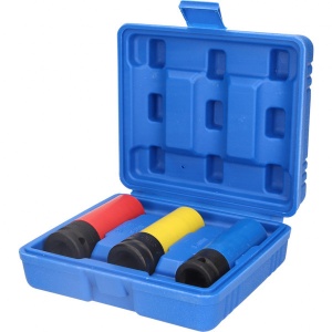 Set chei tubulare pentru demontarea rotilor, 1/2 ", 17 / 19 / 21 mm, 3 buc, Brilliant Tools BT691005 - Img 1
