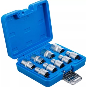 Set chei tubulare Profil E-Type E10 - E24, antrenare 1/2", 9 piese, BGS 6425 - Img 2