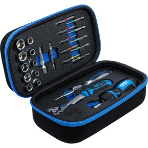 Set chei tubulare si biti, actionare 6,3 mm (1/4"),| 26 piese, BGS 2098 - Img 6