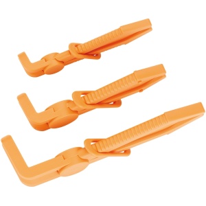 Set cleşti blocare furtun in unghi 90°, lungime 155-220 mm, 3 piese, Condor 4756 - Img 2