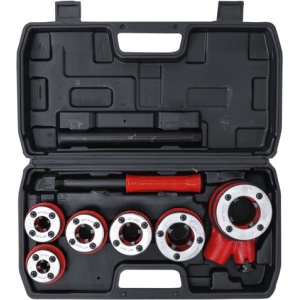 Set clupe de taiere filete pentru teava 1/4" - 1.1/4", 8 piese, BGS DIY 1891 - Img 4