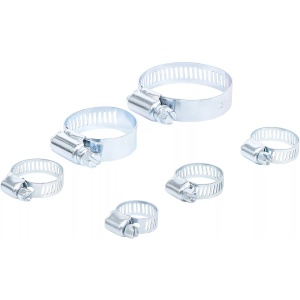 Set coliere de furtun | Ø 4 - 45 mm | 6 piese, BGS DIY 80855 - Img 1
