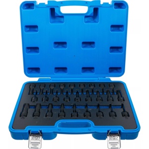 Set cu biti de impact Imbus, Torx si Spline (XZN), antrenare 1/2", 26 piese, BGS 5484 - Img 1
