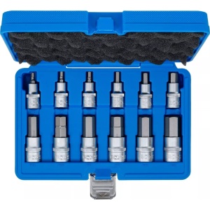 Set cu biti Imbus 5-22 mm, antrenare1/2", lungime 53 mm, 12piese, BGS 5052 - Img 5