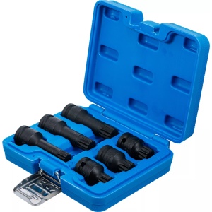 Set cu biti Spline (XZN) de impact M14-M16-M18, antrenare 1/2", 6 piese, BGS 5380 - Img 3