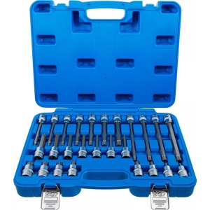 Set cu biti Spline (XZN) M5 - M16 , antrenare cu tubulara 1/2'', 26 piese, BGS 5180 - Img 1