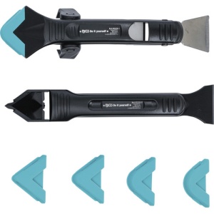 Set cuţit indepartare chit siliconic rosturi şi şpaclu | 7 piese, BGS DIY 85209 - Img 1