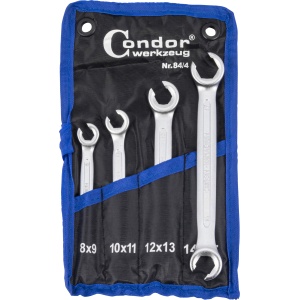 Set de chei inelare pentru conducte, 4 piese, 8-17 mm, Condor 84-4