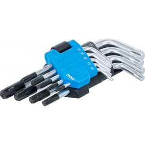 Set de chei Torx tip L T10-T50 | 9 piese, BGS 809