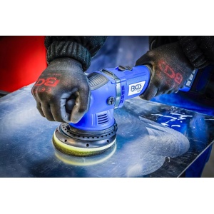 Set de polizor excentric Brushless 18 V cu acumulator reincarcabil si incarcator rapid, B-7394 - Img 5