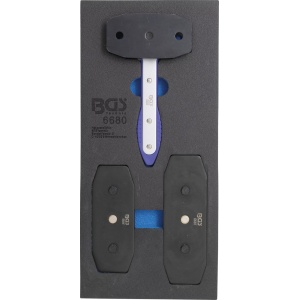 Set dispozitive cu clichet pentru resetare pistoane de frâna, BGS 6680 - Img 1
