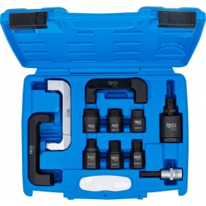 Set extractoare si adaptoare pentru injectoare cu filet interior de : M14x1.0, M17x1.0, M20x1.5, M25x1.0 si M27x1.0, BGS 7777 - Img 5
