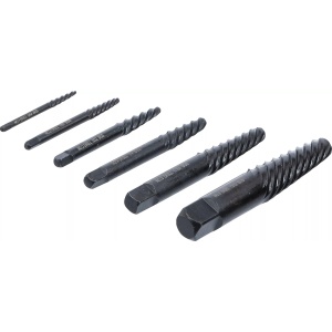 Set extractoare suruburi, marimi 1-2-3-4-5-6, 6piese, BGS 8549 - Img 3