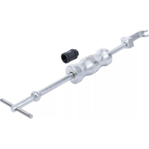 Set extractor pentru injectoare cu ciocan inertial pentru motoare Mercedes CDI OM611, OM612, OM613, lungime tija ciocan 470mm, lungime totala 570mm, greutate 1.85Kg, BGS 62005 - Img 6