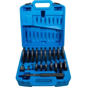 Set flanse pentru montat / demontat rulmenti, 70-150 mm, 21 piese, BGS 8736 - Img 1