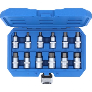 Set imbusuri cu tubulara 5 - 22 mm, antrenare 1/2"', 12 piese, Brilliant Tools BT022012 - Img 2