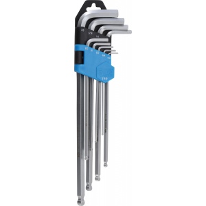 Set imbusuri tip L in Inch cu cap sferic, 1/16"-3/8", BGS 799