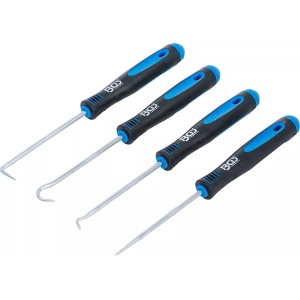 Set minicarlige pentru demontat simeringuri si oringuri, inele de etansare, 4 piese, BGS 8451 - Img 1