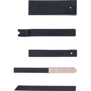 Set pene de tinichigerie pentru demontat accesorii, interioare, bandouri, culise de usi, 5 piese, BGS 63250 - Img 3