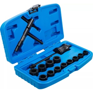 Set pentru inlocuit piston in cilindru de frana pentru moto, diametru piston 19-30mm, BGS 8242 - Img 2