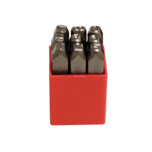 Set poansoane cifre, 10 mm, Mob&Ius 7267100001