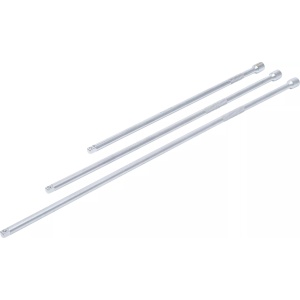 Set prelungitoare cu antrenare 6,3 mm (1/4"), lungime 300 / 380 / 450 mm, 3 piese, BGS 6854 - Img 1