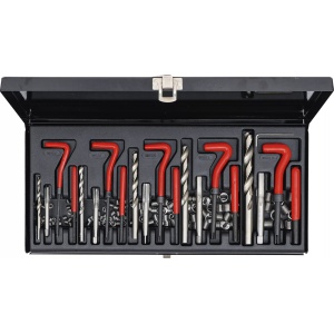 Set reparatii filete cu insertii Helicoil M5-M12, 130 piese, BGS DIY 19500 - Img 4