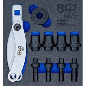 Set reparatii filete pentru prezoane de roti, 12piese, BGS 8879 - Img 1