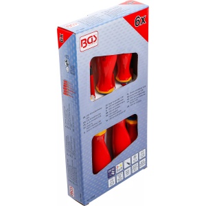 Set surubelnițe VDE cu vârf extra subțire 6 buc., BGS 35850 - Img 1