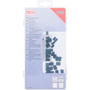 Set suruburi de blocare M3-M10mm cu pas normal si M6-M10mm cu pas fin, 160 piese, BGS 14135 - Img 3