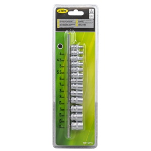 Set tubulare 1/4" hexagonale, JBM 52715 - Img 2