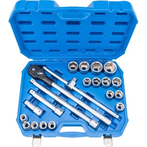 Set tubulare hexagonale 19-50 mm, antrenare 3/4 ", 21 piese, Condor 1122