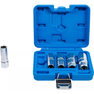 Set tubulare pentru bujii 14 - 16 - 18 - 21 mm cu profil Hexagon , antrenare 12.5 mm (1/2"), 5 piese, BGS 6641 - Img 1