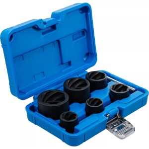 Set tubulare speciale pentru suruburi deteriorate, 6 piese, 22-41 mm, 1/2"+3/4", BGS 5268 - Img 3