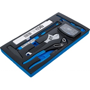 Set unelte de mâna şi biţi pentru cutii de scule BGS 2002, 37 piese, BGS 2002-9 - Img 1