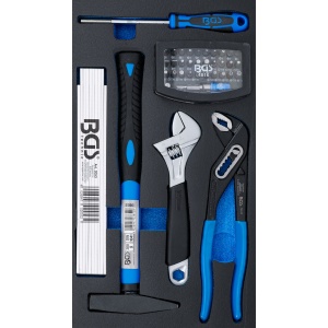 Set unelte de mâna şi biţi pentru cutii de scule BGS 2002, 37 piese, BGS 2002-9 - Img 3
