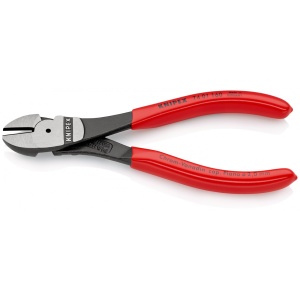 Sfic de forta, manere acoperite cu plastic, lungime 160 mm, Knipex 7401160 - Img 2