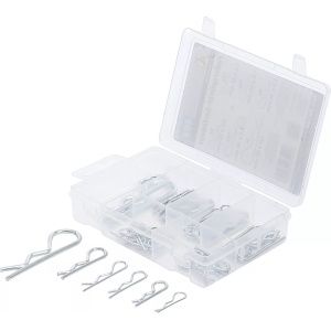 Sortiment splinturi elastice | Ø 1,2 - 3,0 mm | 48 piese, BGS DIY 88134 - Img 1