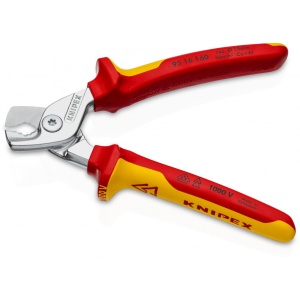 StepCut Cleste de taiat cabluri izolate Ø 15 mm / 50 mm², manere multicomponent, testate VDE, lungime 160 mm, Knipex 9516160 - Img 2